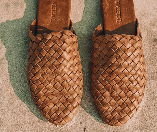 Balinese leather loafers 