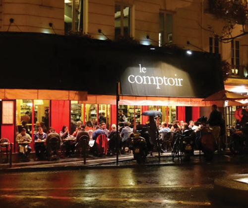 Unassuming from the outside, this is the Parisian cafe to end all Parisian cafes. 