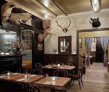 Practically an institution at this point, Freemans is another must-visit given the proximity. Warm and rustic, it epitomizes many of the restaurant trends we experienced in the last two decades.