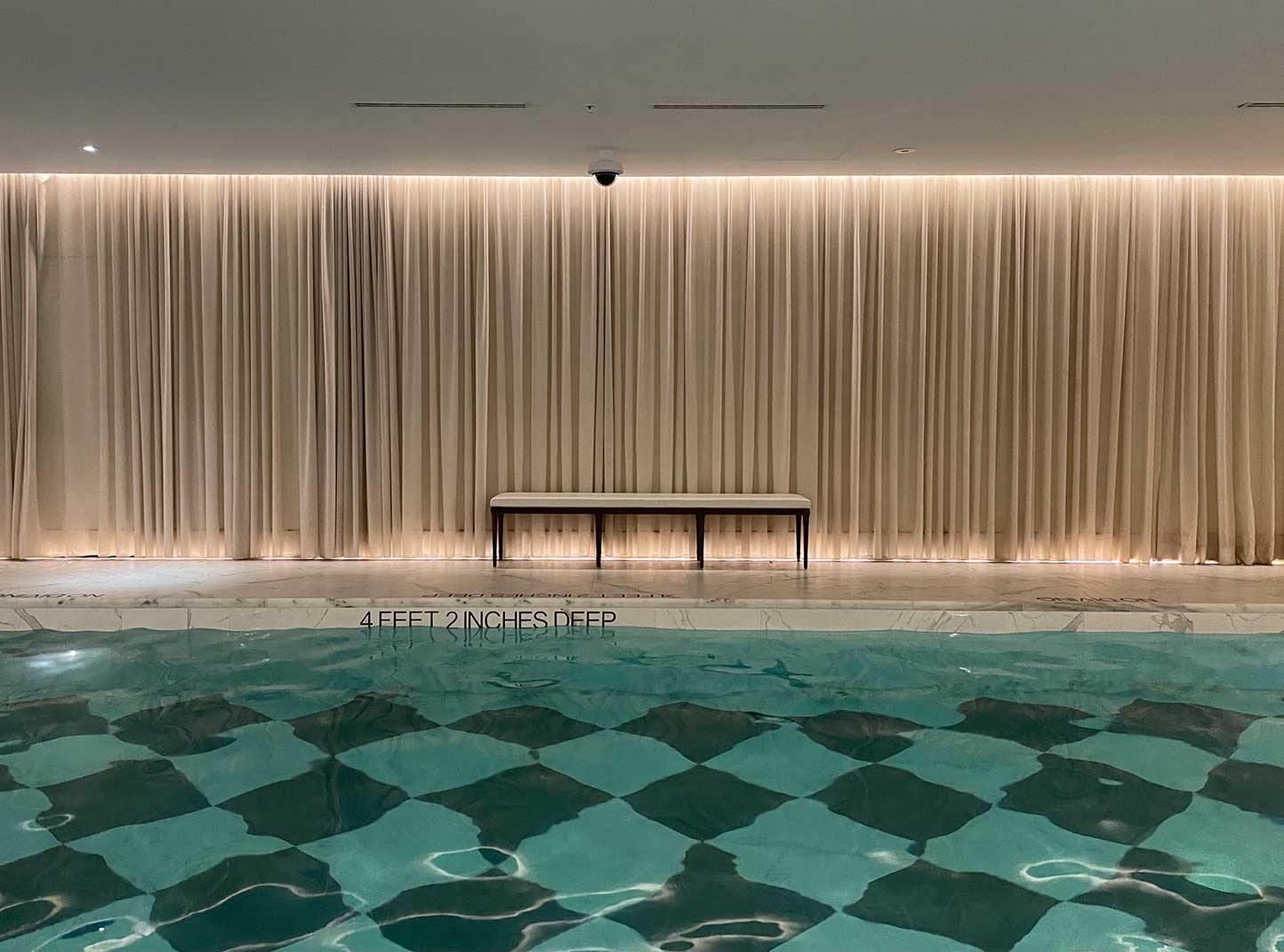 Baccarat Hotel Take a dip in the full-length pool or lounge in the whirlpool instead.