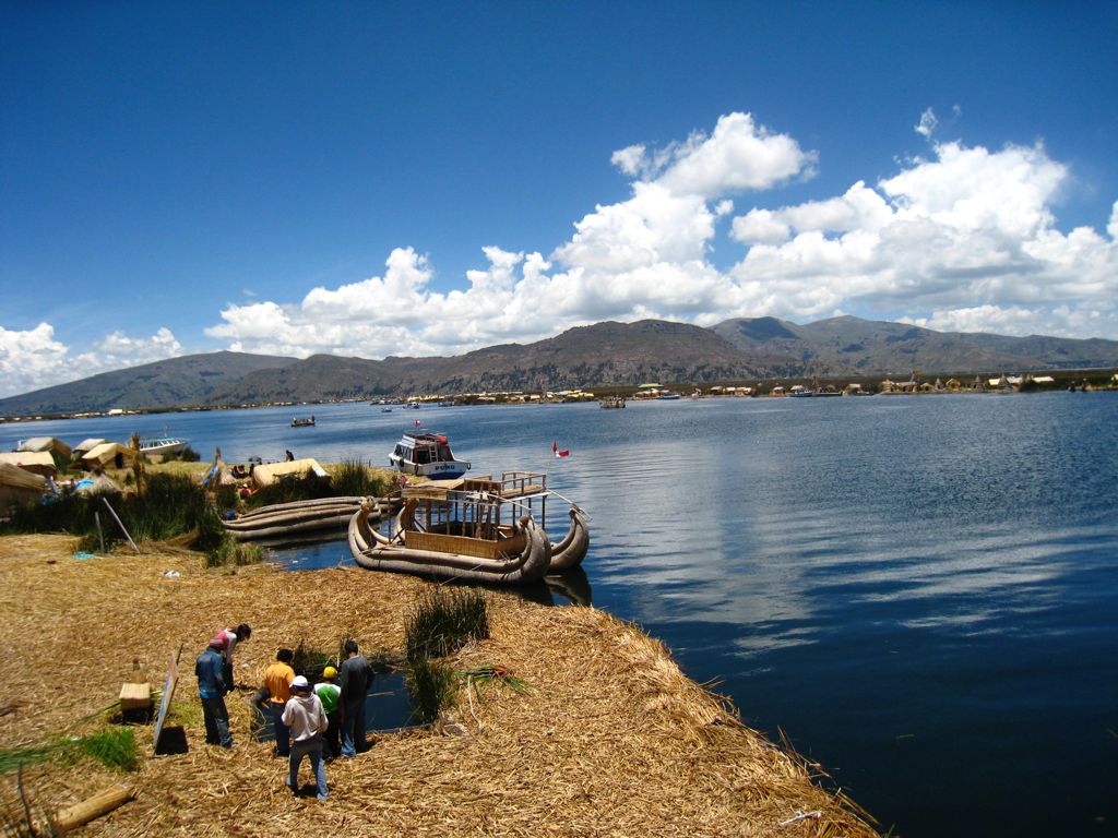 Uros Lake in Bolivia