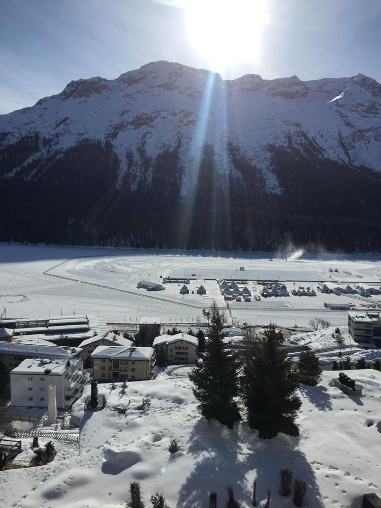 Kulm Hotel St. Moritz Amazing views from our room