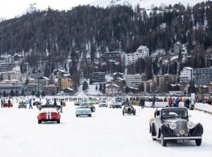 The lake of St. Moritz