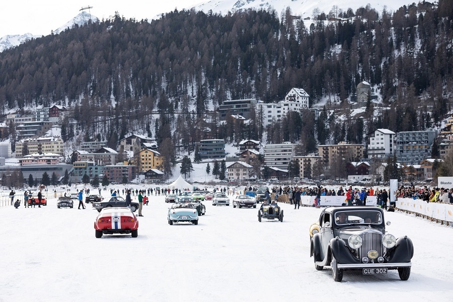 The lake of St. Moritz