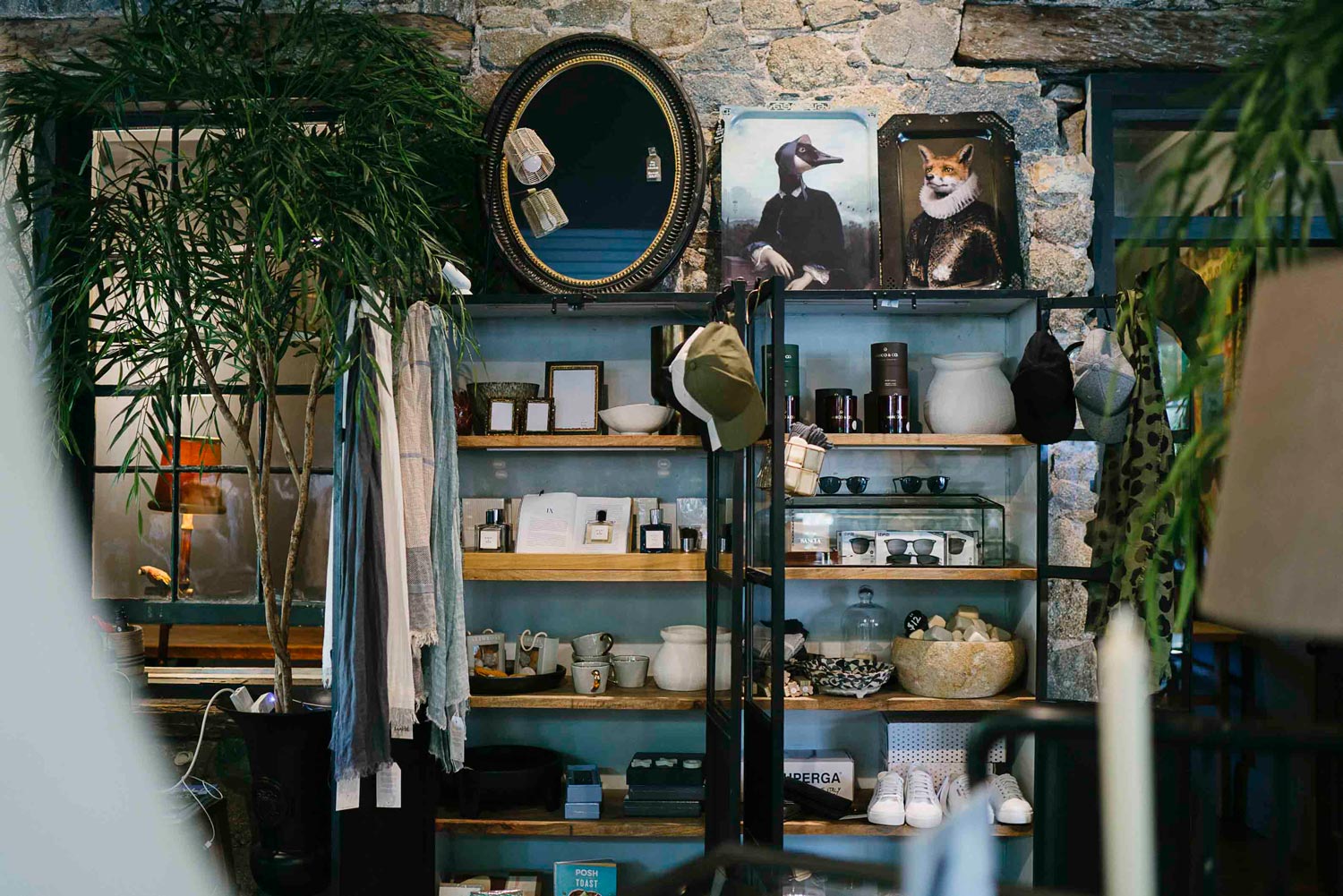 The Sir George The retail space selling shoes, sunnies and handmade ceramics