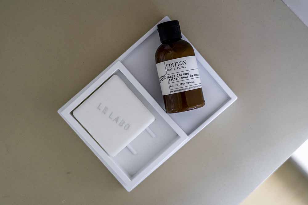 The New York EDITION Loving all the Le Labo products and their signature fragrances. Everything smells delicious (including yourself).