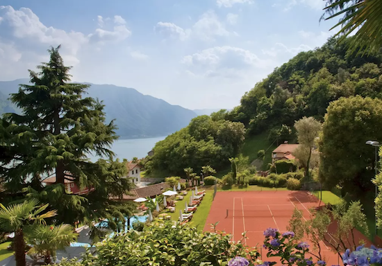 Grand Hotel Tremezzo Think of a photogenic tennis court!
