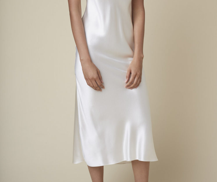 Refine ‘Carolyn’ Silk Slip Dress