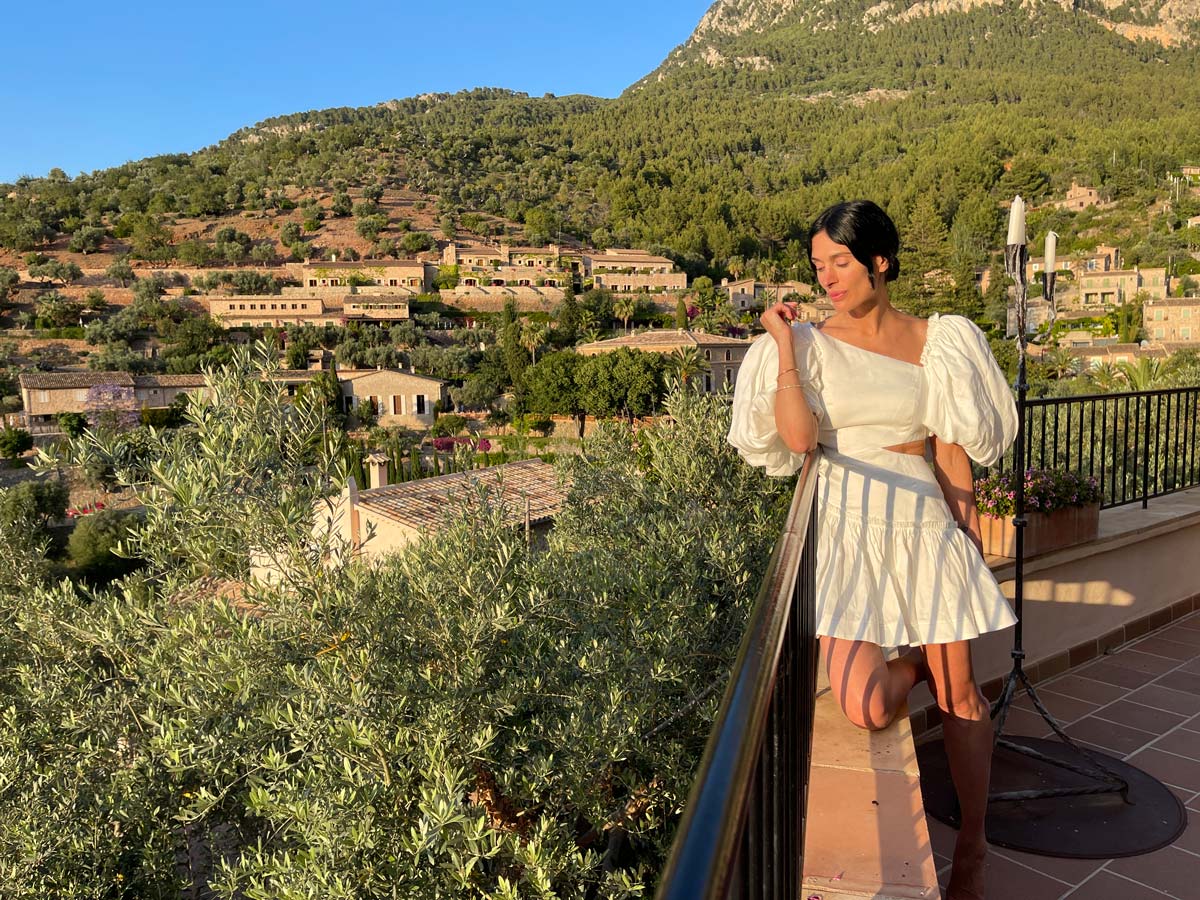 Belmond La Residencia Enjoying the sunshine on our balcony