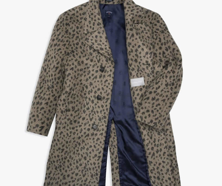 Noah Cheetah Overcoat