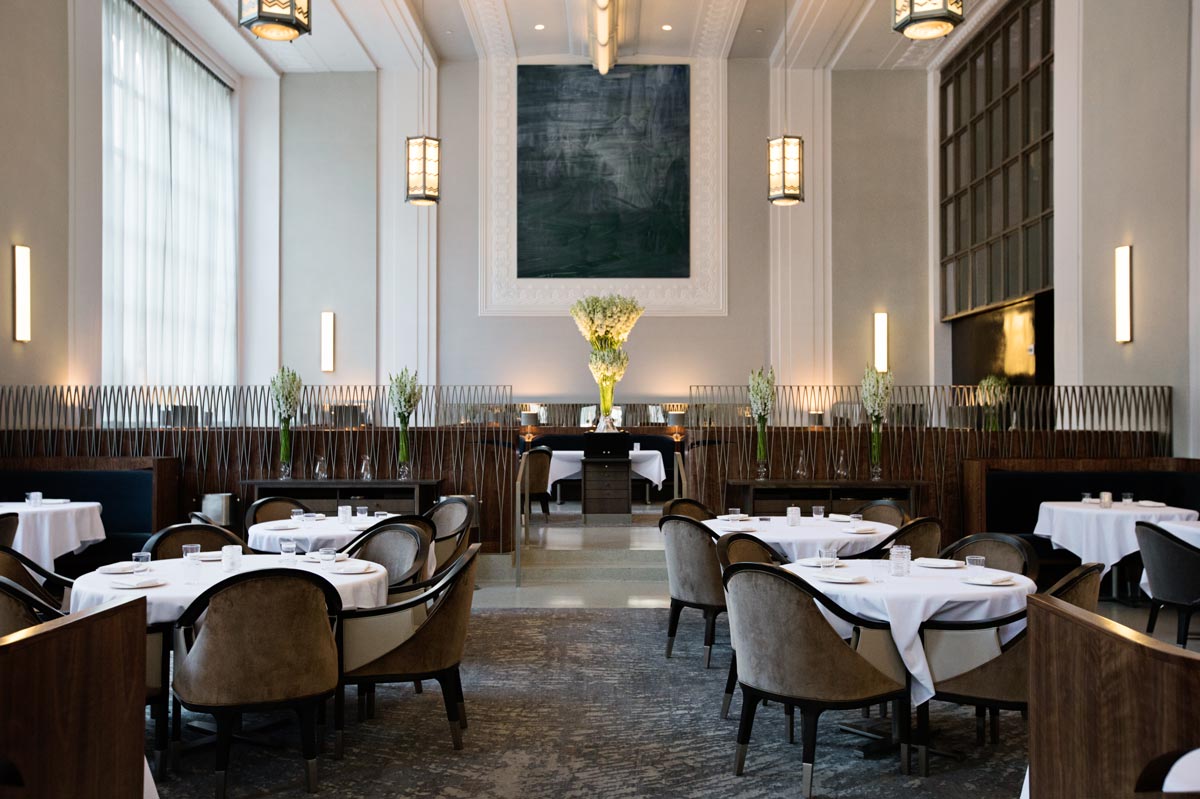 Eleven Madison Park's perfectly elegant dining room
