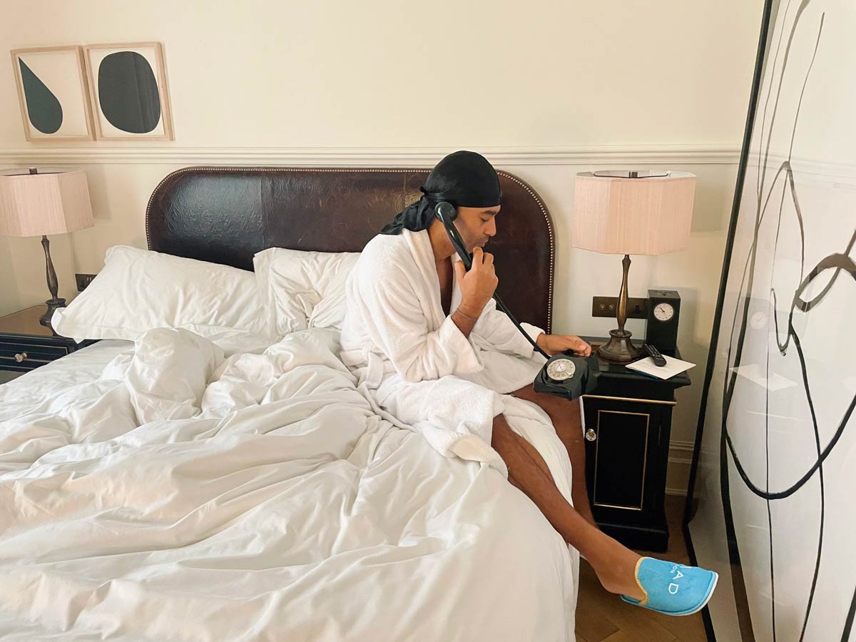 NoMad London When the bed is that comfortable, it's a breakfast in bed situation