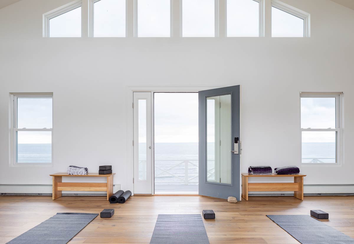 The Sound View Start your day with yoga and a view of the sound