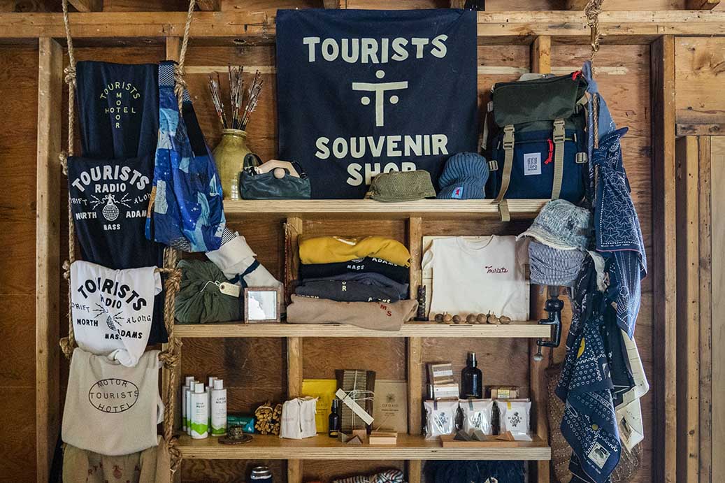 TOURISTS Grab a souvenir or two at their delightfully curated shop