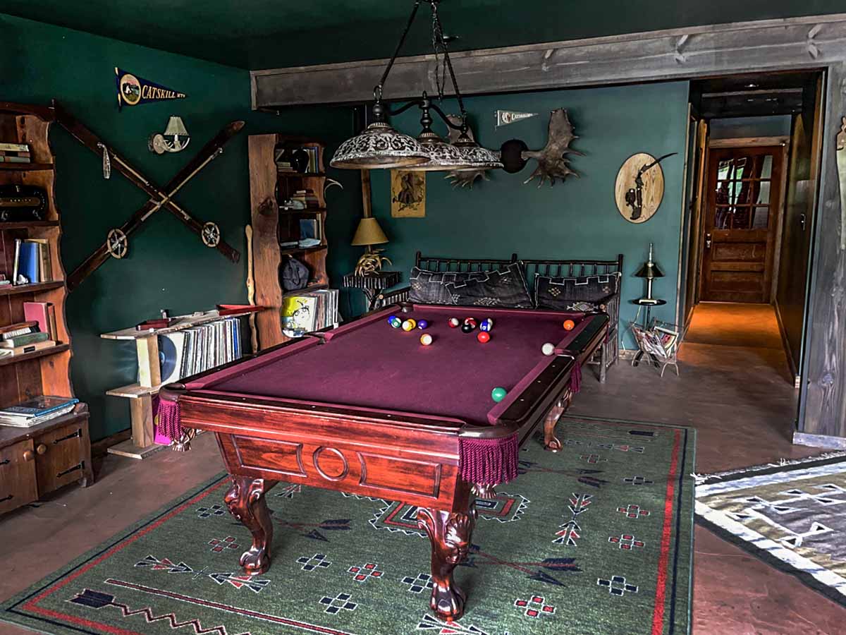 Urban Cowboy Catskills Downstairs Game Room