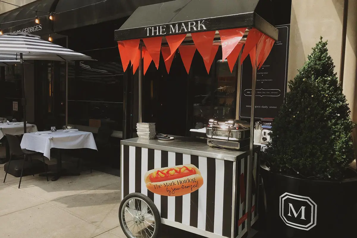 The Mark Hotel Chic 'haute' dog cart