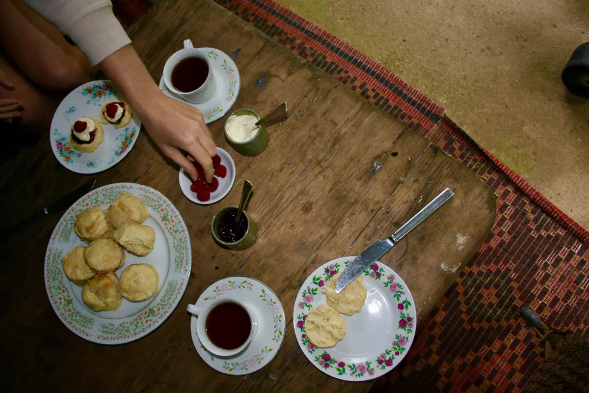 Weil House Living Morning tea