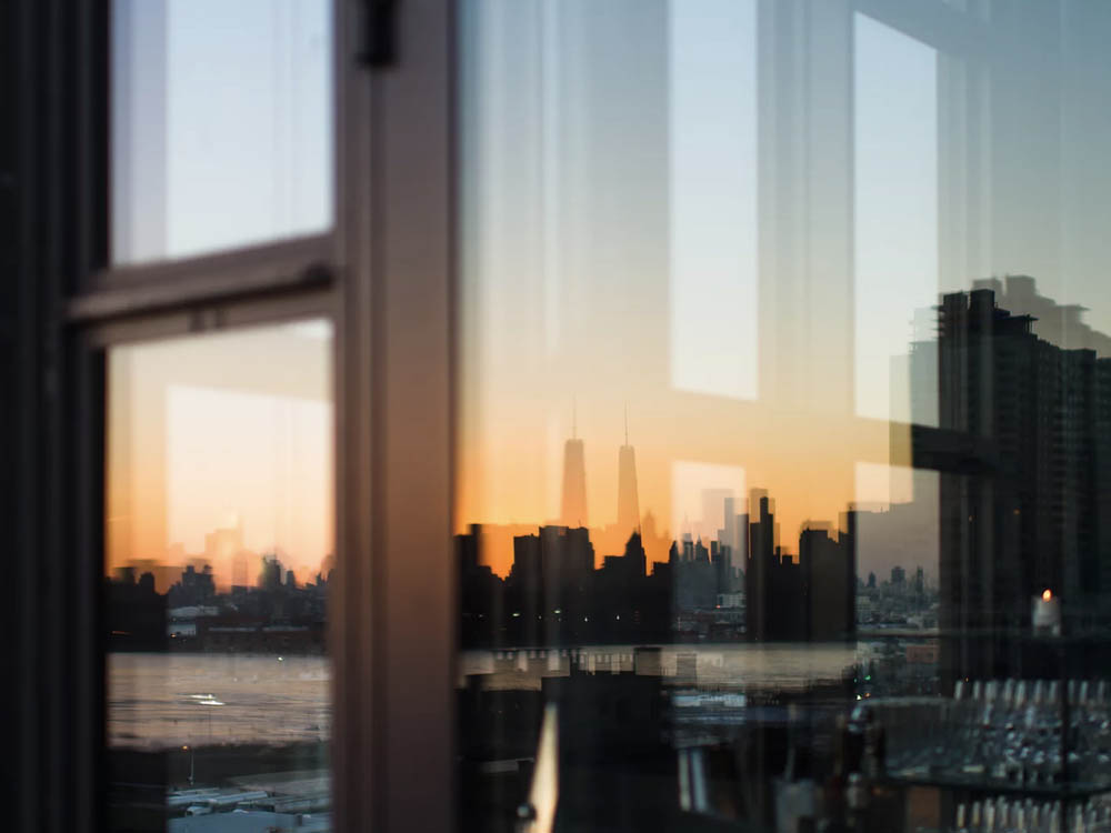 Wythe Hotel Endless Manhattan sunset views for your eyes's pleasure