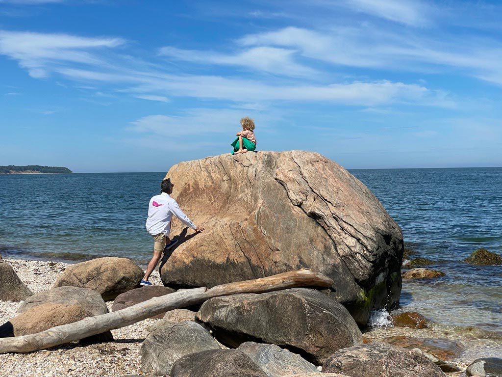 The Sound View The rocks, aka a playground