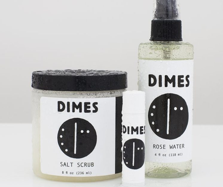 Dimes rose water