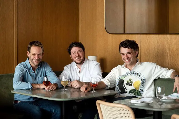 Bar Blondeau creators: Jon Neidich, and chefs Jake Leiber & Aidan O'neal