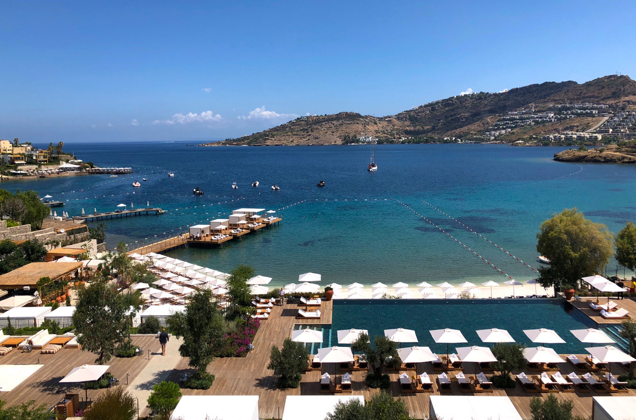 The Bodrum EDITION in Turkey. EDITION Hotels are known for their efforts to replace single-use plastics not only at their properties but across the hospitality industry, spearheading the global campaign Stay Plastic Free
