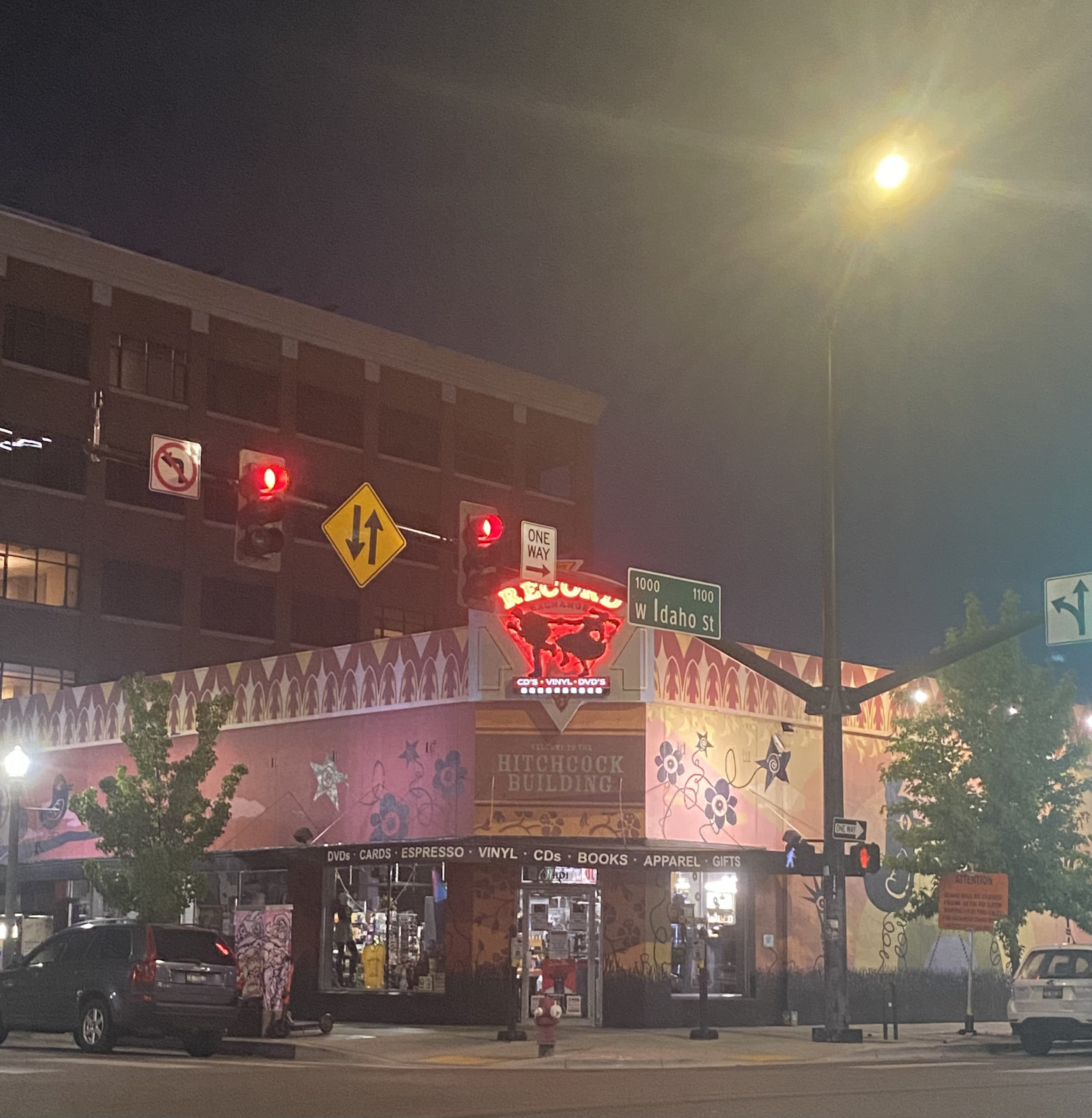 Downtown Boise on a simmering summer night