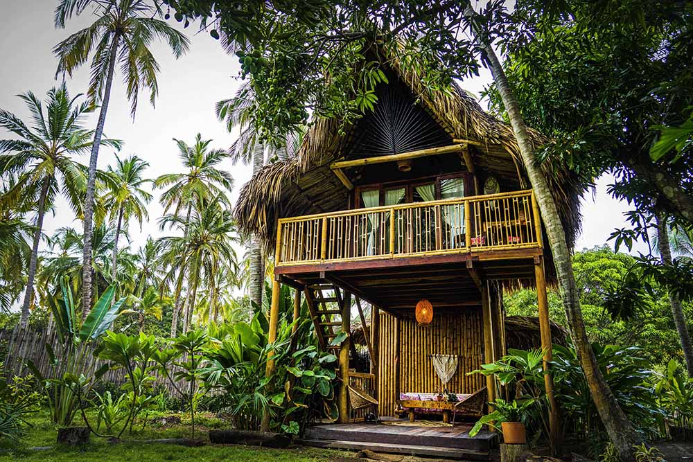 Gitana del Mar in Colombia uses organic waste for composting for their food forest and gardens, organizes beach clean ups, and have their own non-profit foundation to promote social and cultural initiatives in their area