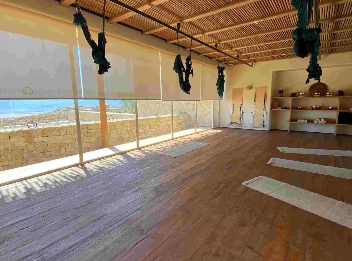 Six Senses Shaharut Sun salutations to start your morning 