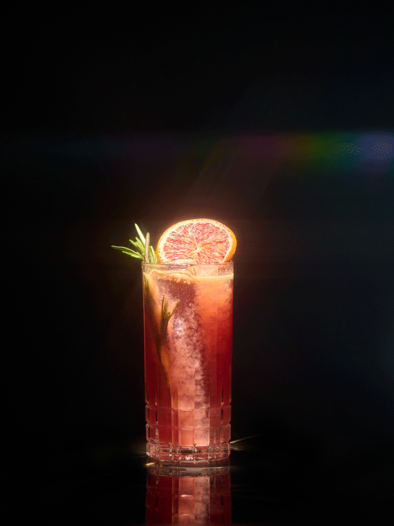 Plymouth Gin, with seasonal juice blend