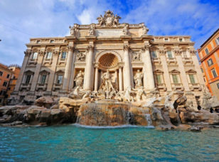 Trevi Fountain at Piazza di Trevi