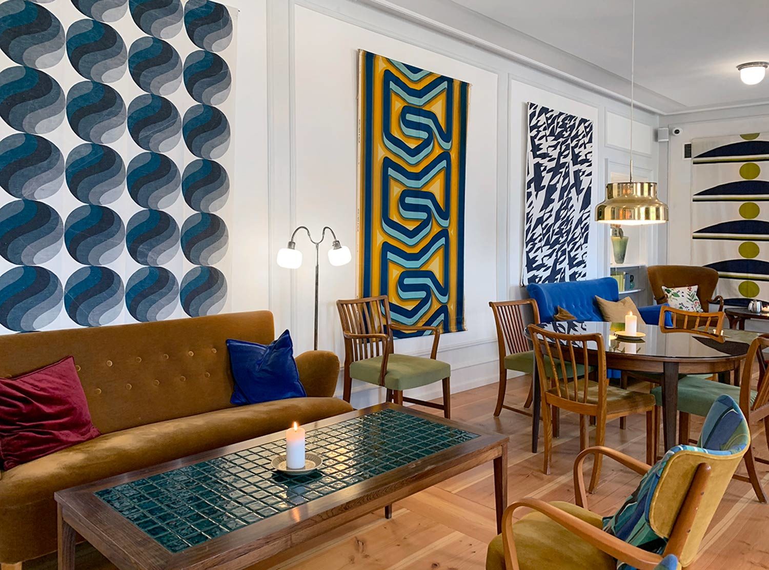 Kanalhuset The entire hotel is decked out in vintage midcentury Scandinavian furniture and textiles