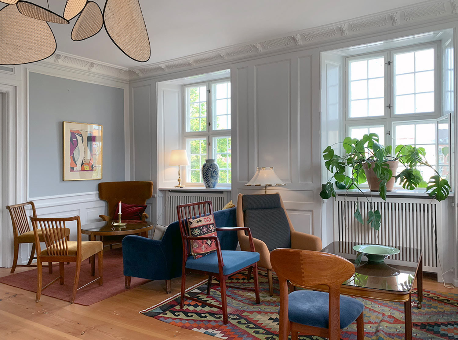Kanalhuset The designers at EEN Kobenhavn scoured auctions, flea markets, and private collections to furnish the hotel