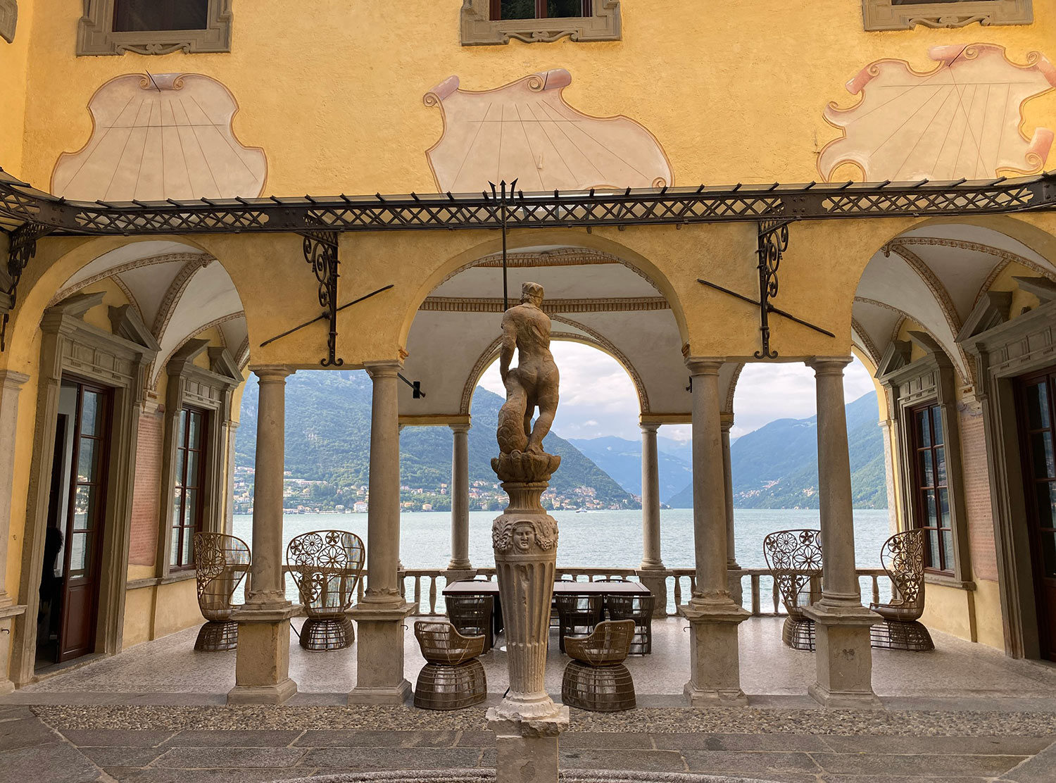 Il Sereno Villa Pliniana, set in an 18 acre waterfront private estate, is the oldest property on the lake. Imagine the parties these walls have seen!