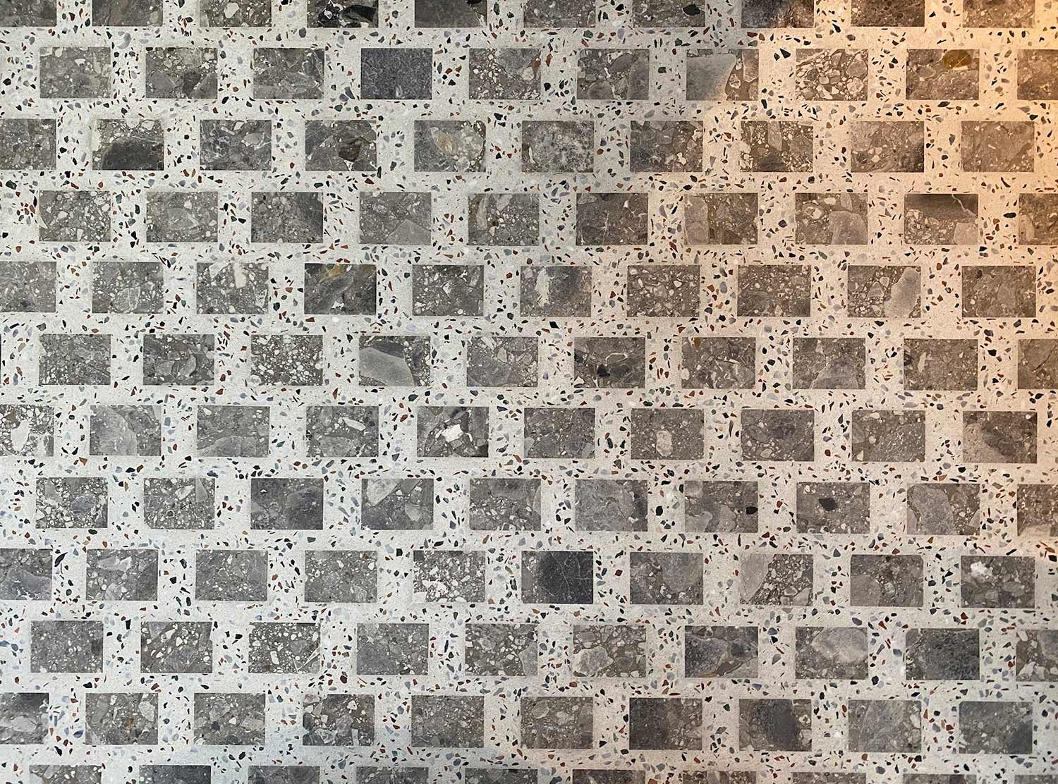 Il Sereno Couldn't take my eyes off this unexpected version of terrazzo flooring