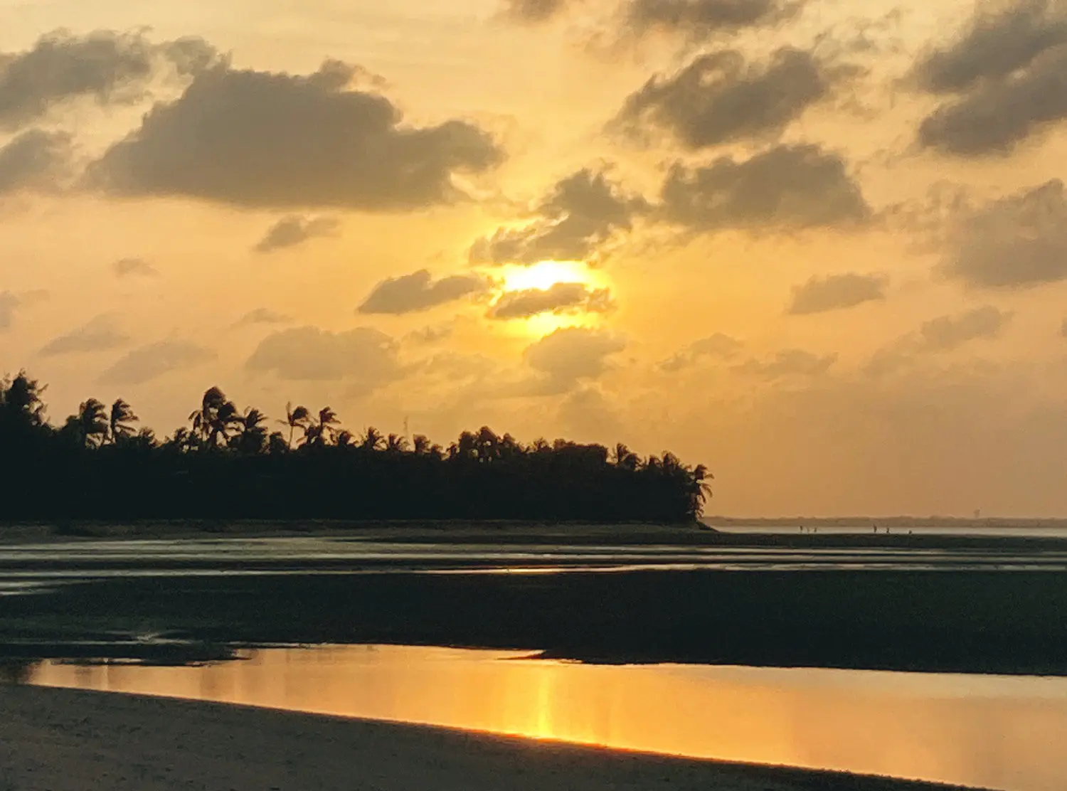 Manda Bay Resort A picture perfect sunset during one of the long beach walks 