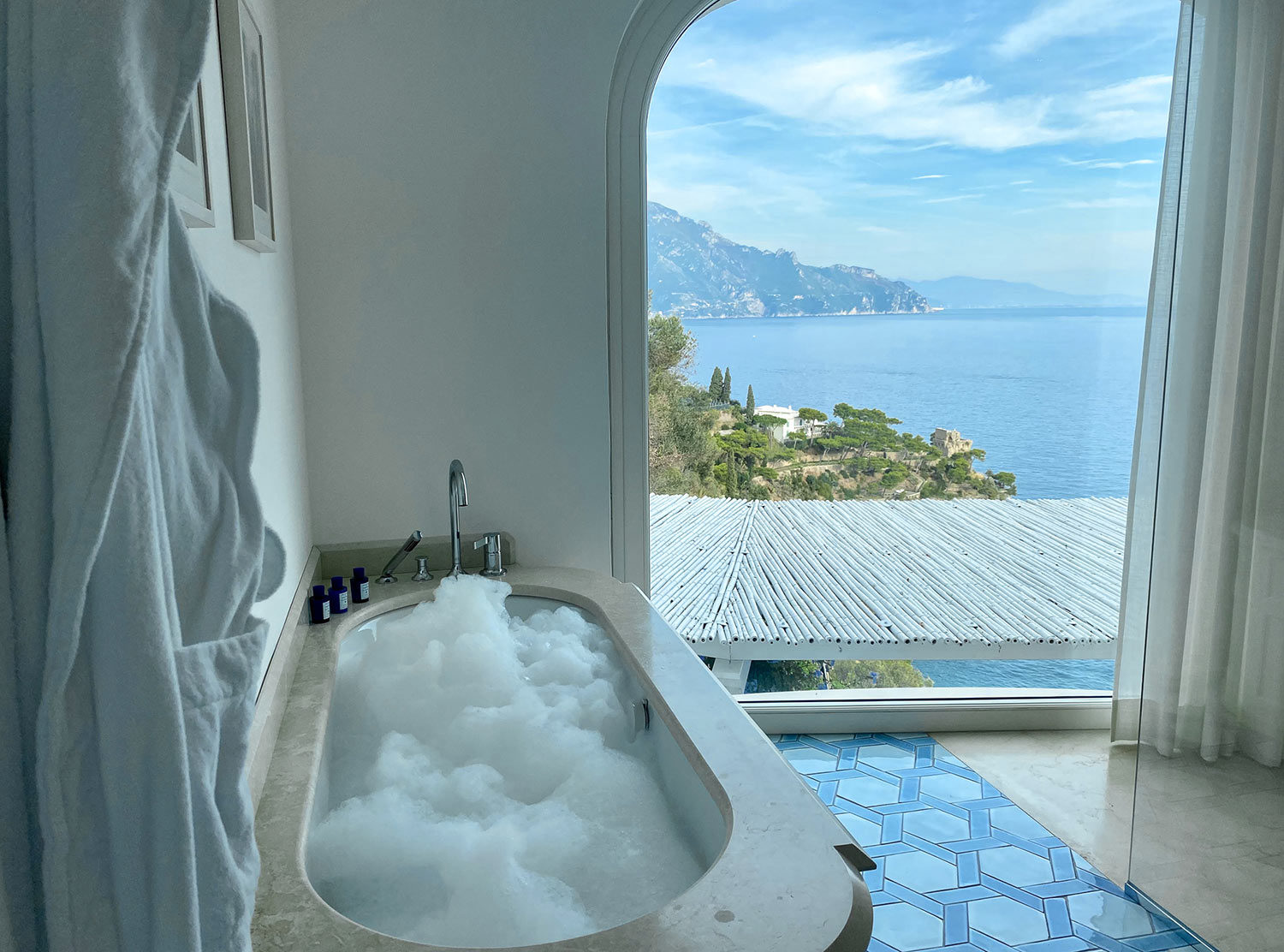 Borgo Santandrea The bathroom alone felt bigger than our New York apartment