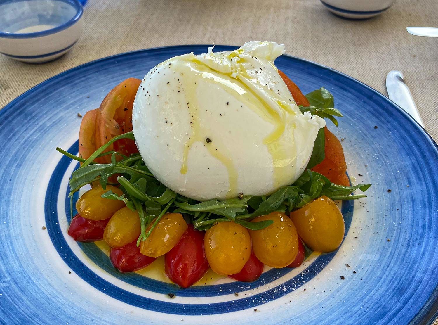 Borgo Santandrea ...then make up for it at lunch with a plate of fresh, local ingredients 
