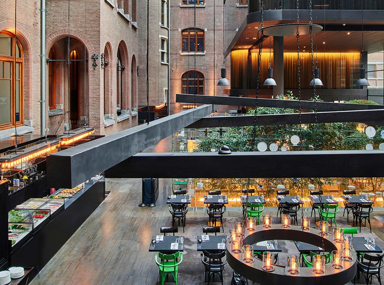 Conservatorium Hotel View over the Brasserie