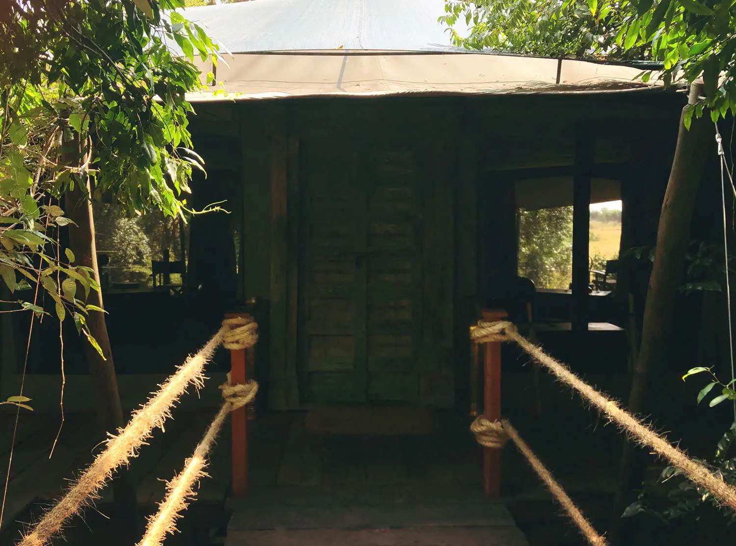 Mara Plains Camp The entrance of the rooms are made from historical Lamu doors