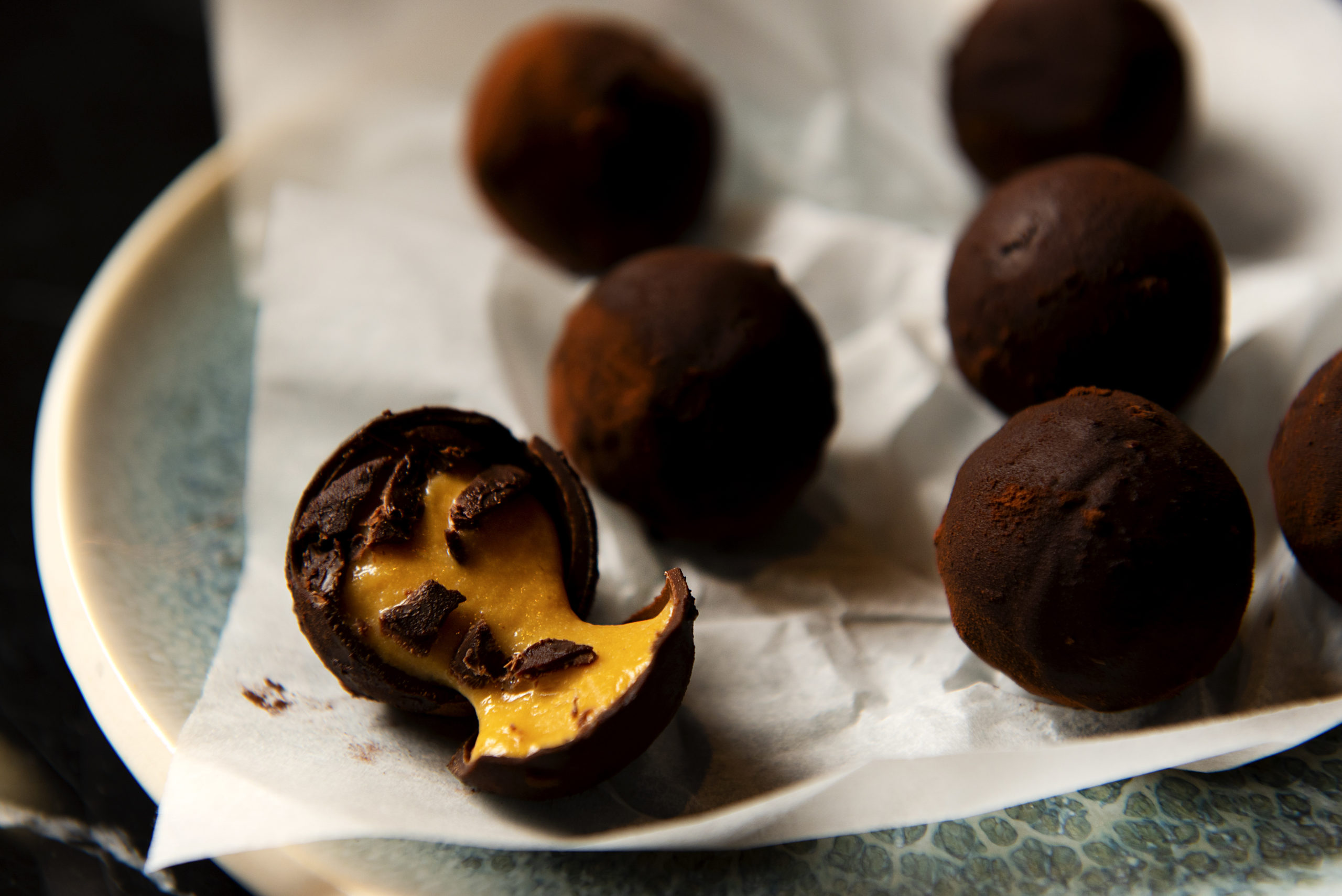 Decadent lucuma bon bons. Photo by Liz Clayman