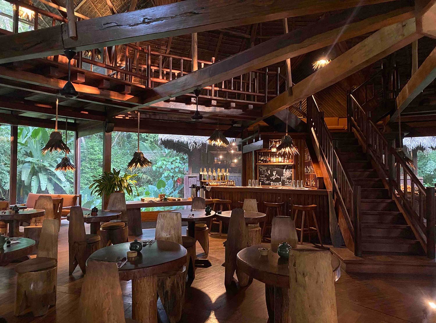 Inkaterra Reserva Amazonica Jungle dining room