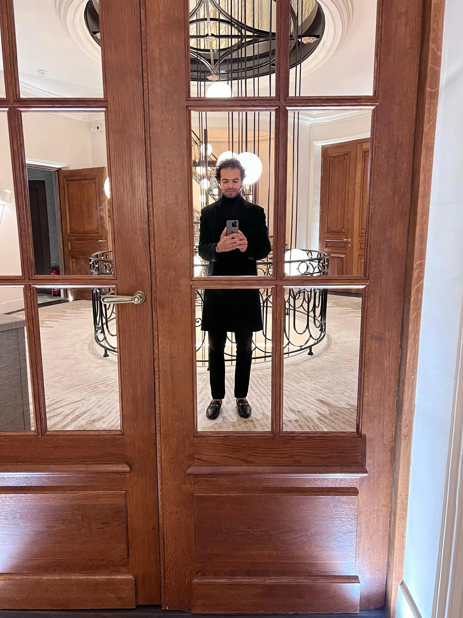 Khalid Meniri, Founder of Selfbook, at Maison Villeroy in Paris, one of the hotels he called home during the past two years living a hotel life