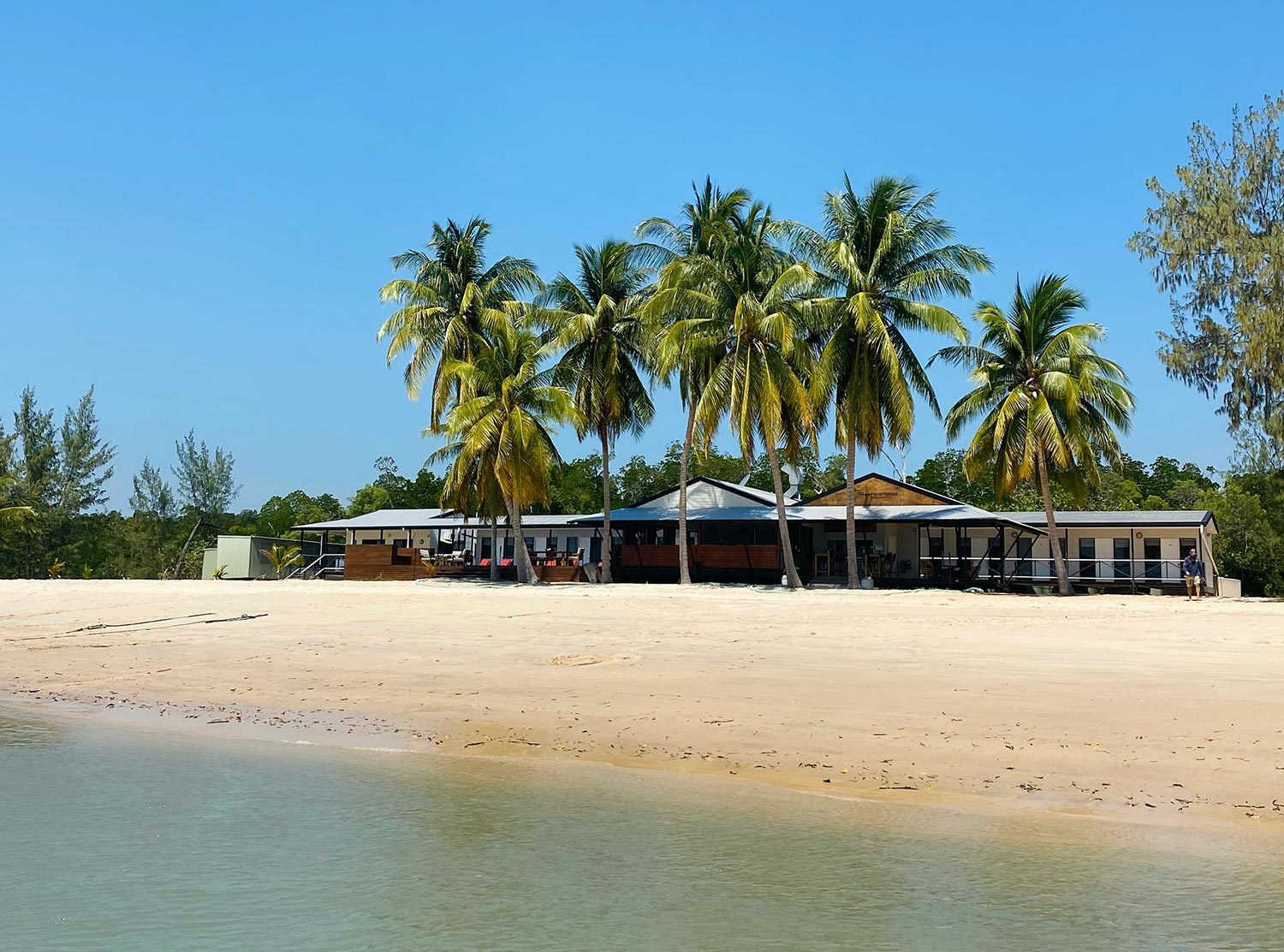 Tiwi Island Retreat The excitement levels build as the little tinny pulls up to the retreat on the south-western side of Bathurst Island