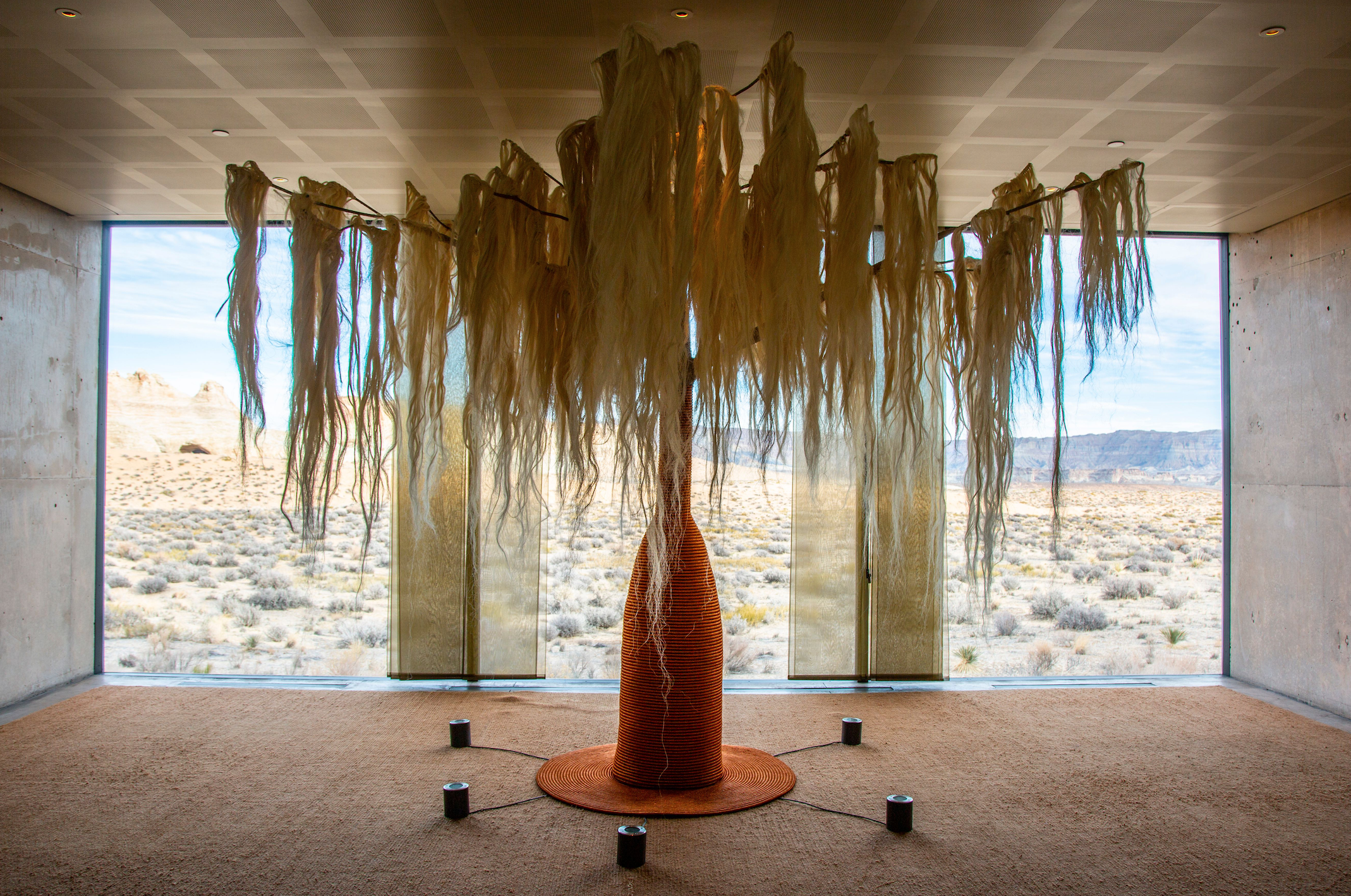 The tree's home at Amangiri faces uninterrupted views of the Grand Staircase-Escalante National Monument.