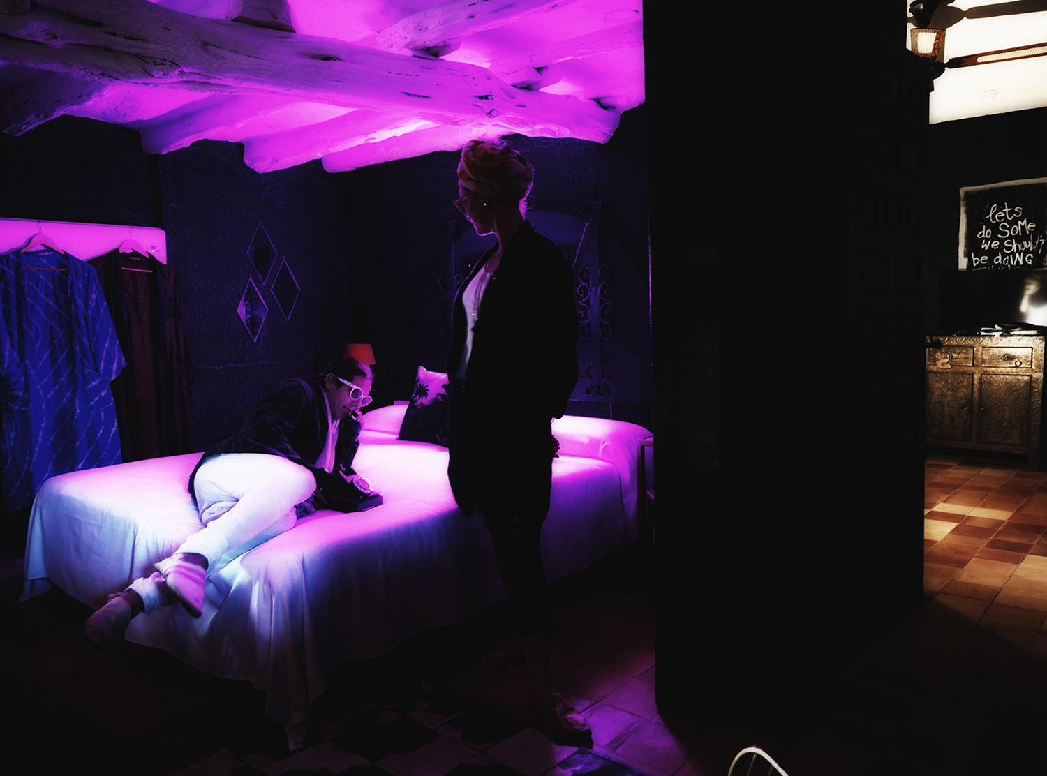 PIKES Vibey lights and psychotropic deco will invite you to the tunnel of vice
