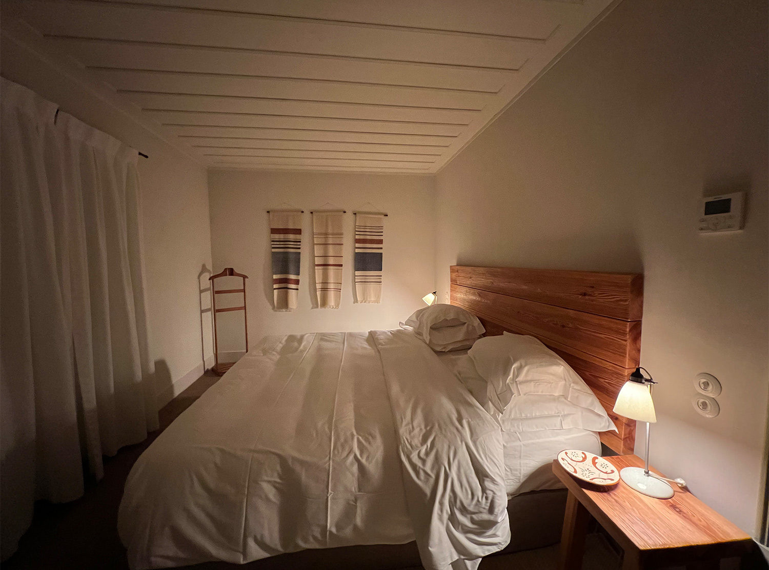 São Lourenço do Barrocal The hotel’s 5 star status can be felt in the soft, luxurious bedding. I open the windows to be woken by birdsong