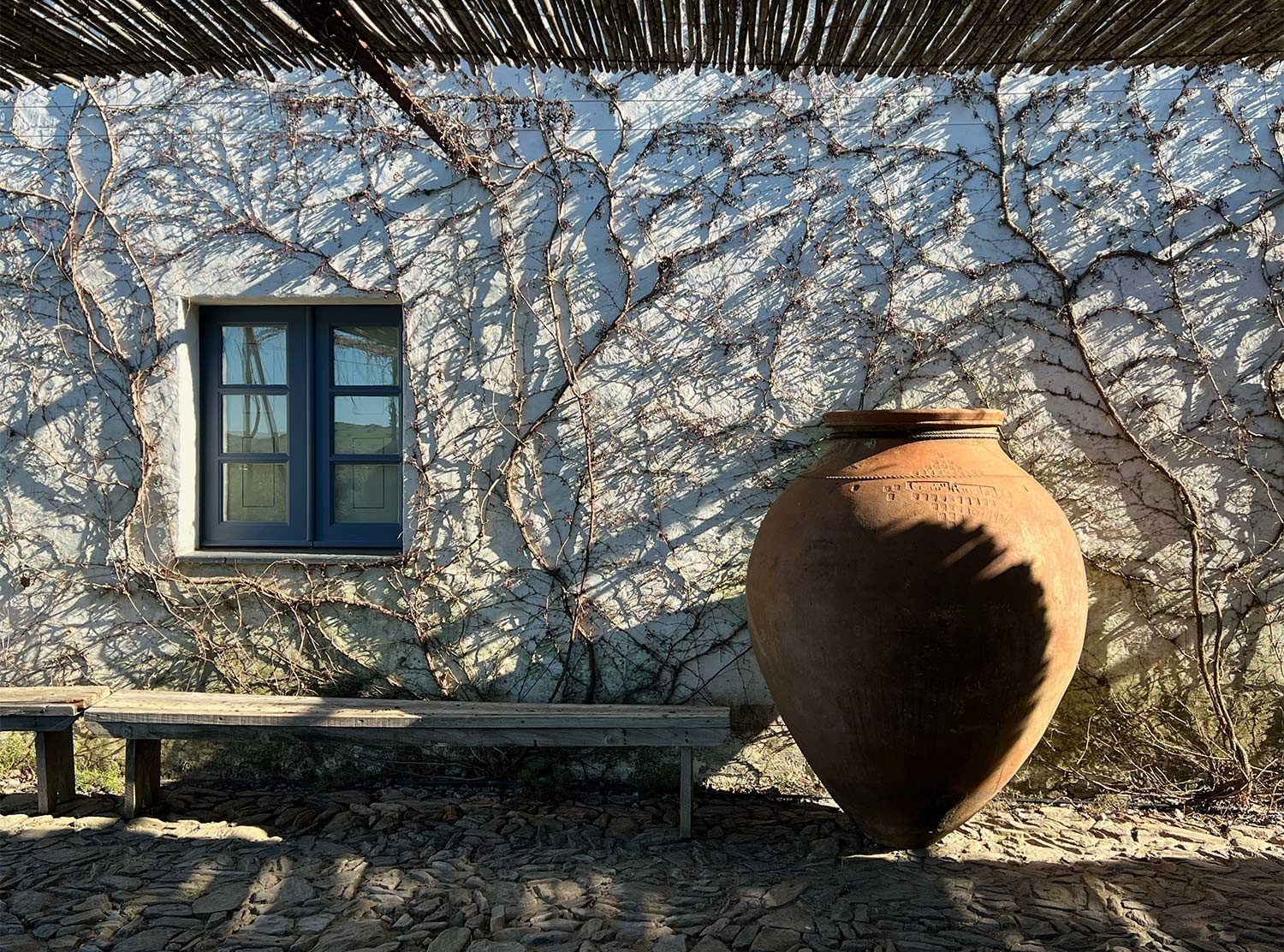 São Lourenço do Barrocal Barrocal’s “talha” wines are made using centuries old giant clay vessels, like this one — to ferment the grapes for six months with skin on, using a Roman technique. I loved the Talha white, and Barrocal’s Talha red