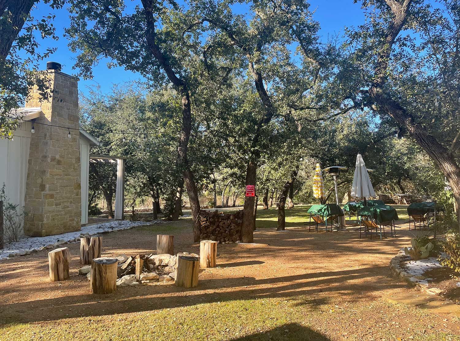 The Wayback I could spend many lazy afternoons here between the cafe, patio, and fire-pit 