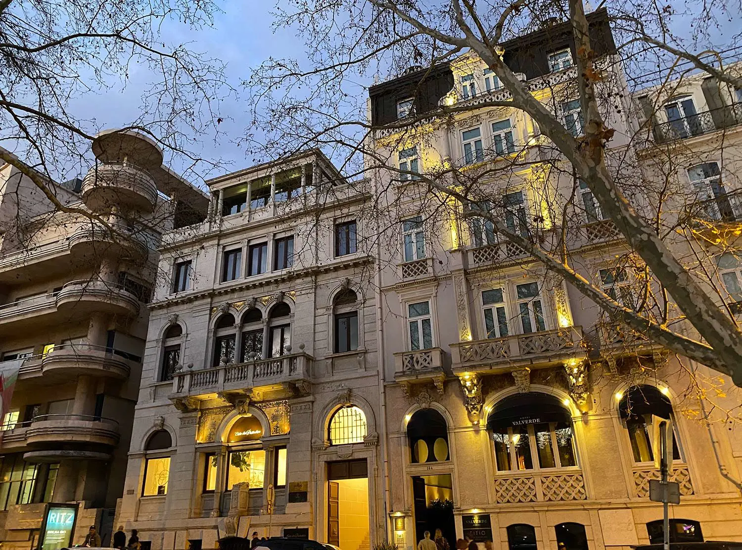 Valverde Hotel The mix of different architecture styles on iconic Avenida da Liberdade